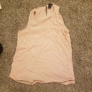 Beautiful Light Pink Ann Taylor Sleeveless Blouse
